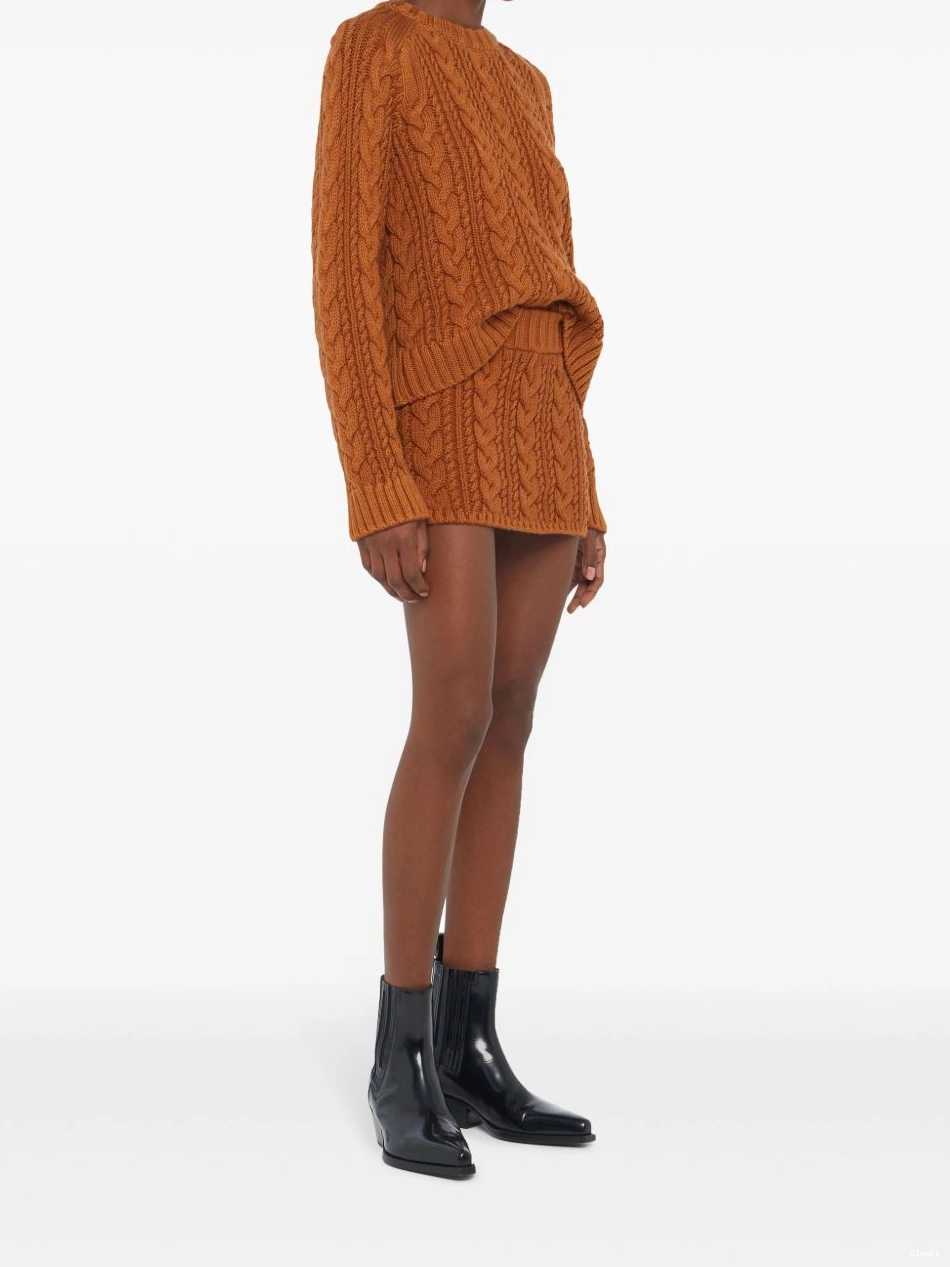 Affordable Women cable-knit skirt mid-rise Alanui 0809